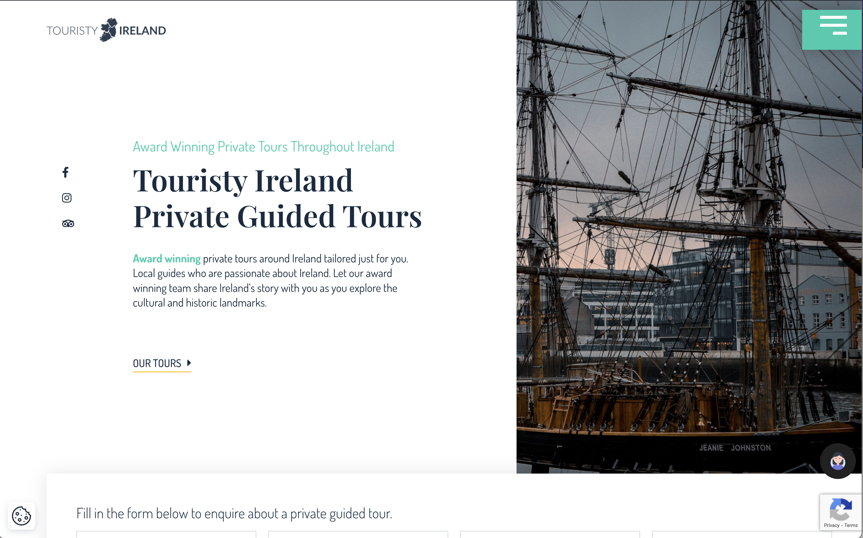 Touristy Ireland website